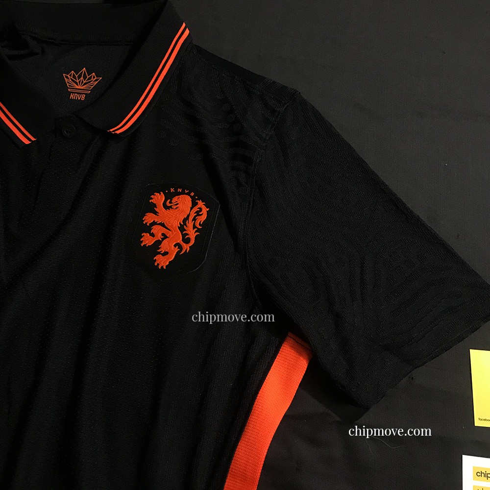 Áo bóng đá Hà Lan đen 2020 sân khách Thái cao cấp