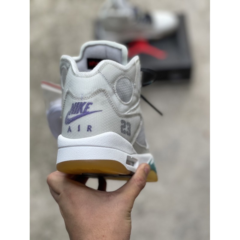 Giày bóng rổ jd5 off white nam nữ hình ảnh thật đầy đủ hộp phụ kiện