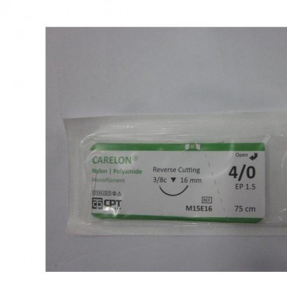 COMBO 5 SỢI CHỈ NHẤN MÍ CPT Carelon Nylon 4/0
