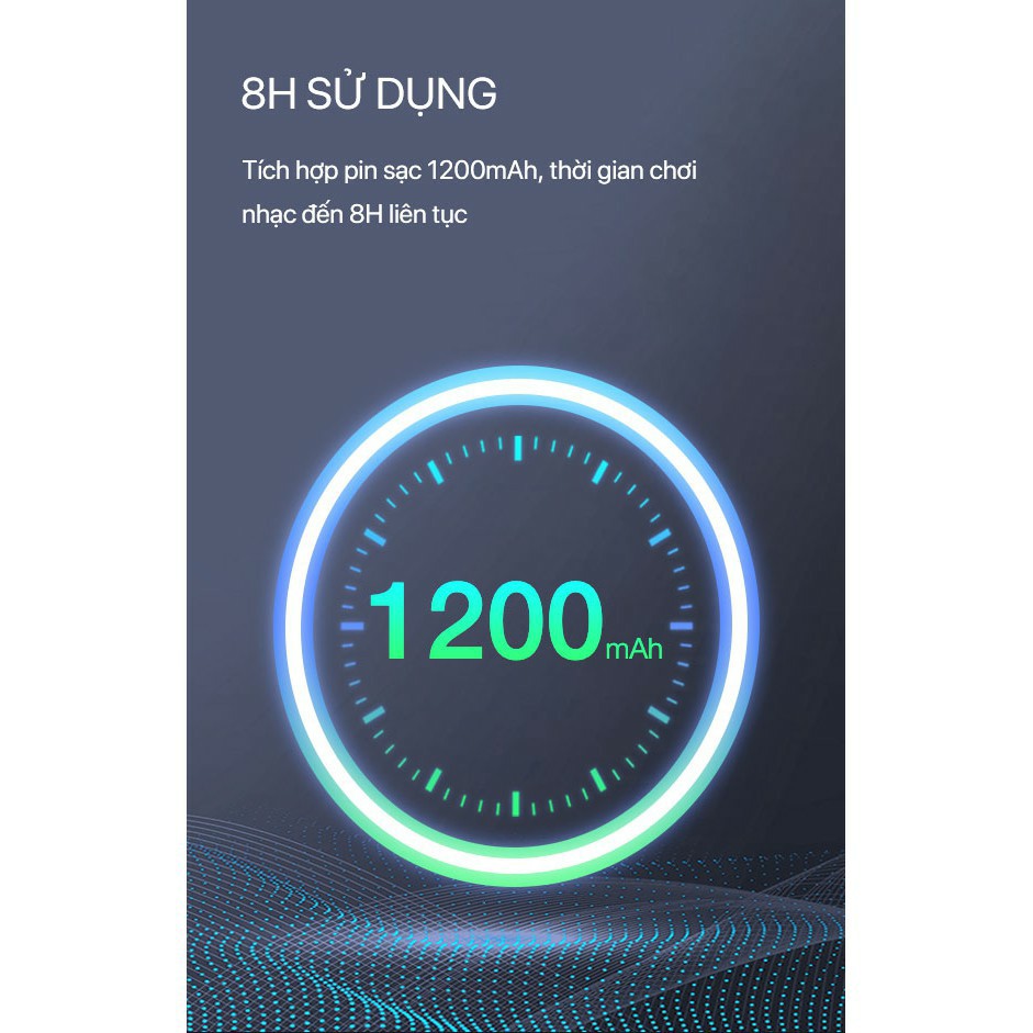Loa Bluetooth 5.0 ROBOT RB150 Màn Hình LED Kiêm Đồng Hồ Báo Thức - Hỗ Trợ Nghe FM, Thẻ Nhớ