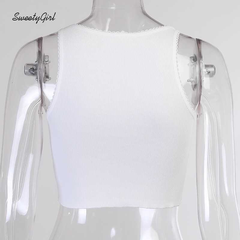 Áo Tank Top Cổ Tròn In Họa Tiết Hoạt Hình Quyến Rũ Thời Trang Cho Nữ 2022