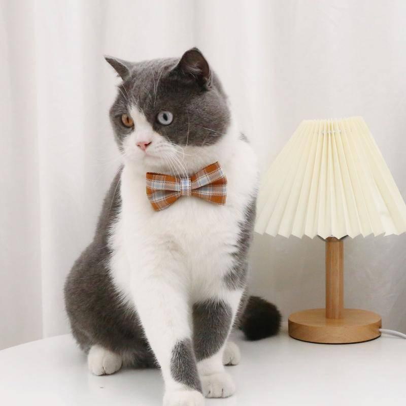 Vòng Cổ Thú Cưng Gắn Chuông Không Có Chuông Phong Cách Anh