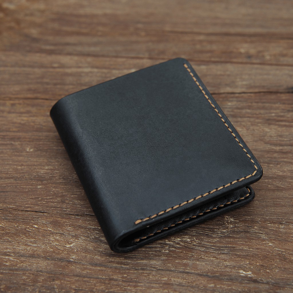 Ví nam mini thủ công - Da bò nhập khẩu - Đồ da Handmade -  DT704