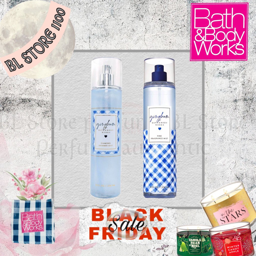 [BL] Xịt thơm Bodymist Bath and Body Works - GINGHAM 𝑇𝑒𝑠𝑡 30𝑚𝑙/50𝑚𝑙/100𝑚𝑙/𝐹𝑢𝑙𝑙𝑠𝑖𝑧𝑒