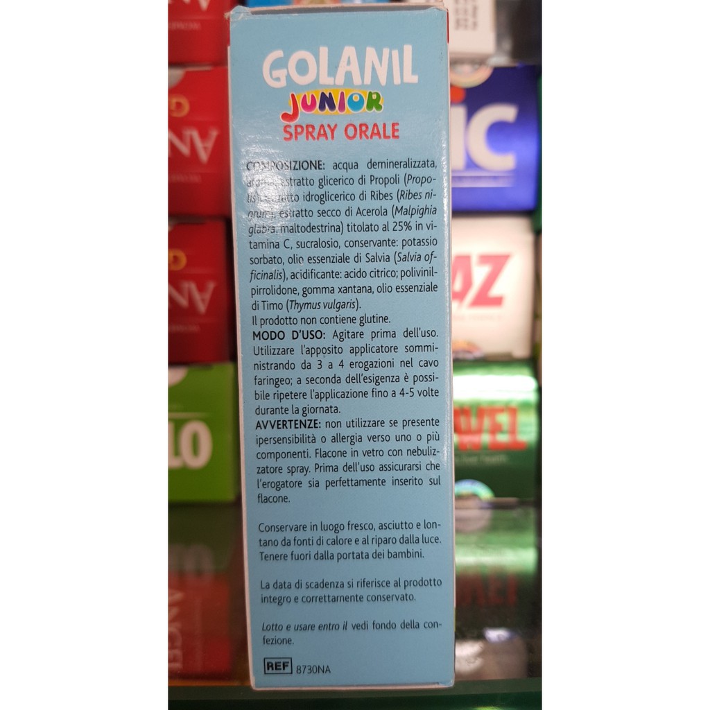 Golanil Junior Spray Orale - HỖ TRỢ GIẢM HO NHANH, ĐAU RÁT HỌNG, KHẢN GIỌNG CHO TRẺ