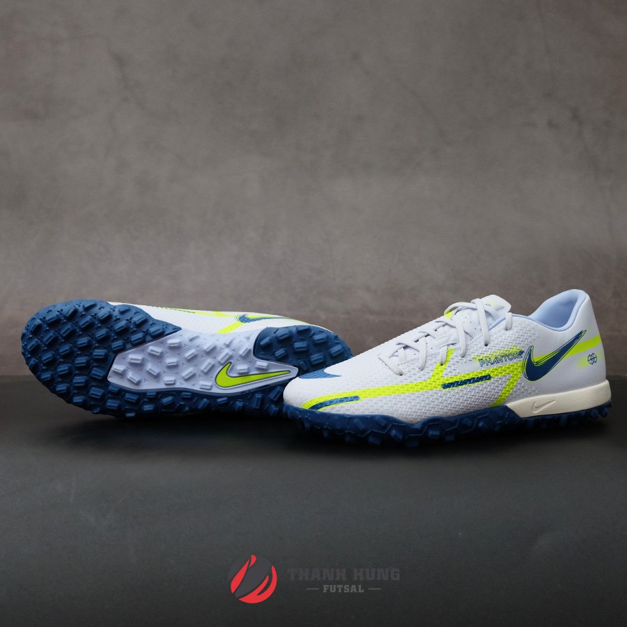 GIÀY ĐÁ BÓNG CHÍNH HÃNG NIKE PHANTOM GT2 ACADEMY TF - DC0803-054 - TRẮNG/XANH