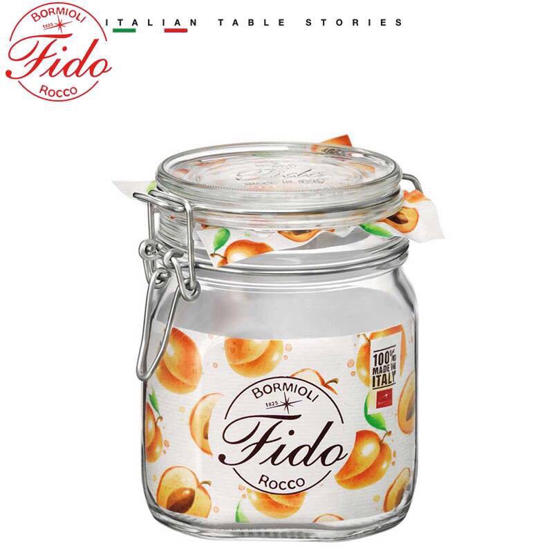 Hũ thủy tinh nắp cài Fido 750ml (Bormioli Rocco)