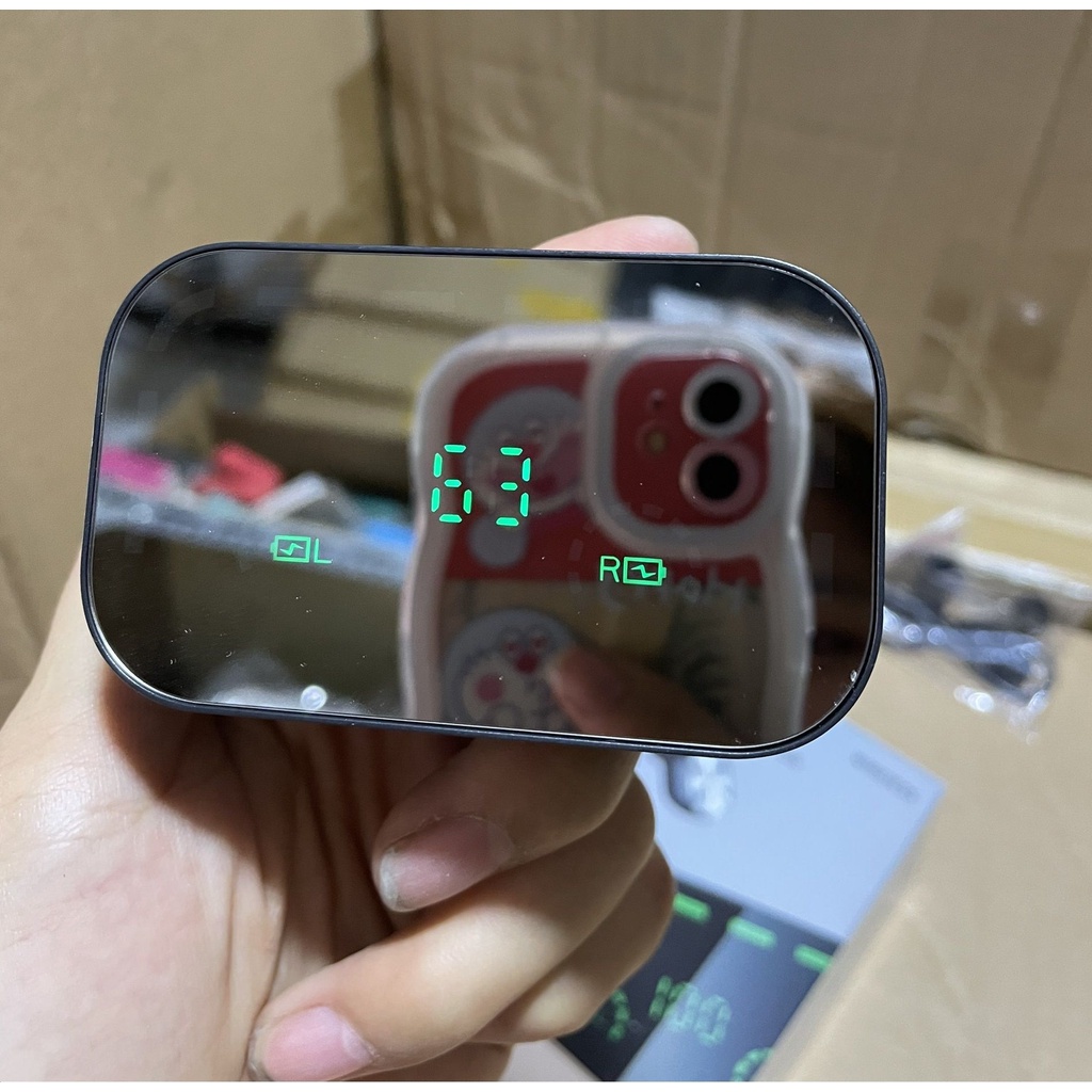 Pin Bluetooth YD05 V5 3 Nắp Lật Với Đèn Flash