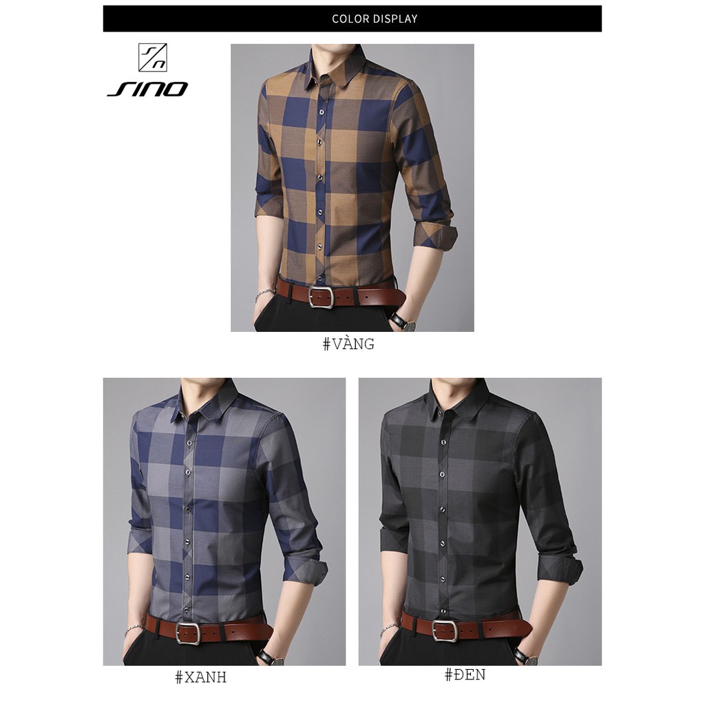 Áo sơ mi dài tay nam cao cấp kẻ caro -Thanh Lịch Trang Nhã | BigBuy360 - bigbuy360.vn