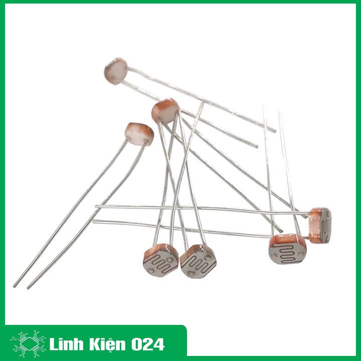 Cảm biến ánh sáng quang trở CDS 5mm/10mm (1 chiếc)