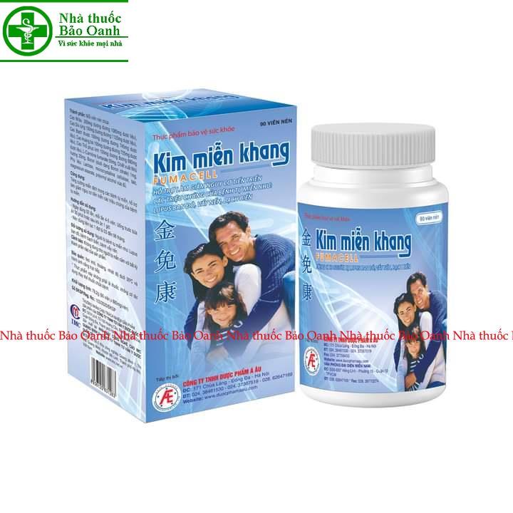 Kim Miễn Khang Hộp 180 Viên tặng kèm hộp 30 viên - Hỗ trợ Lupus Ban Đỏ, Vảy Nến, Các Bệnh Tự Miễn