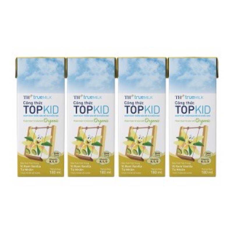 Sữa Topkid TH True Milk 180ml (lẻ 1 hộp)