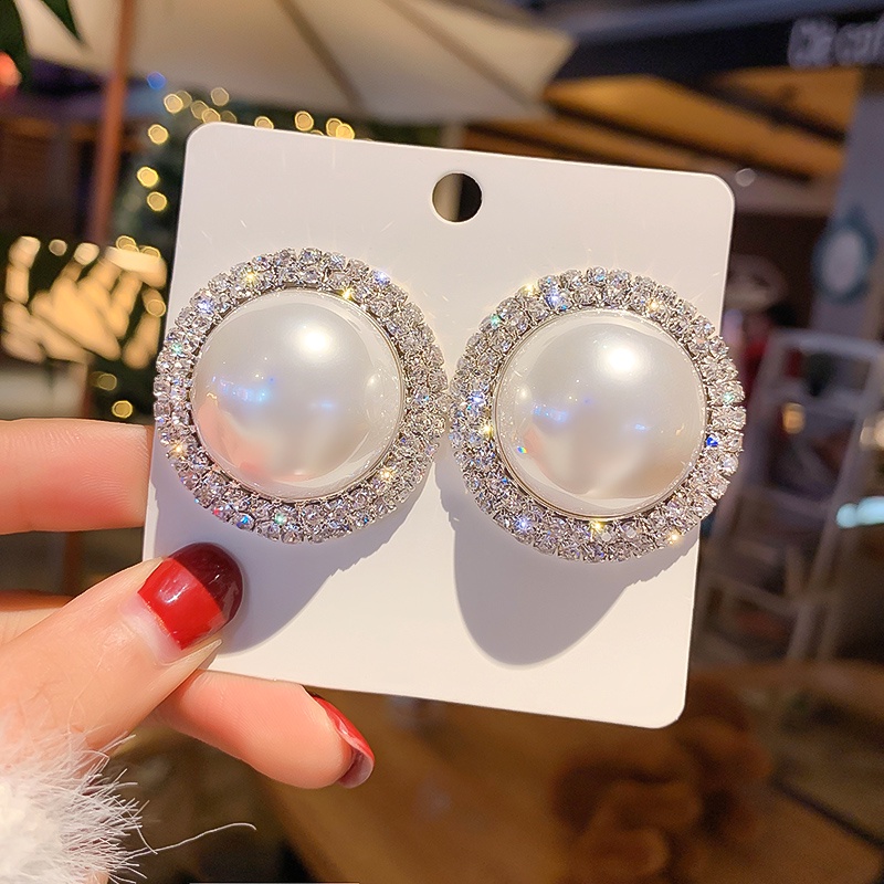 Khuyên Tai Nữ Đính Ngọc Thời Trang Sang Trọng