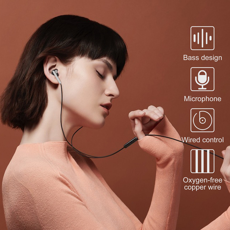 SUNTAIHO Quality Wired Earphone HIFI with microphone Universal 3.5mm L jack for oppo android iphone