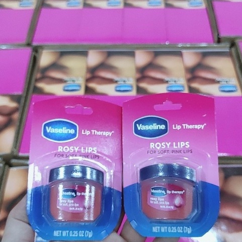 Son Dưỡng Vaseline Sáp Dưỡng Môi Hồng Xinh 7g