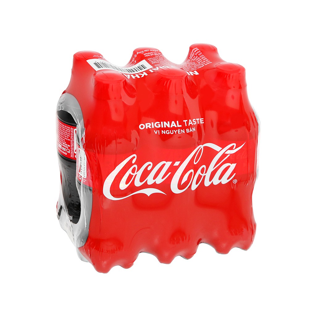 Lốc 6 Chai Nước ngọt Coca Cola 390ml