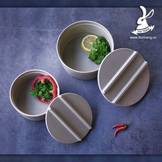 Thố Cơm Lớn Nâu Nhựa Melamine Đài Loan