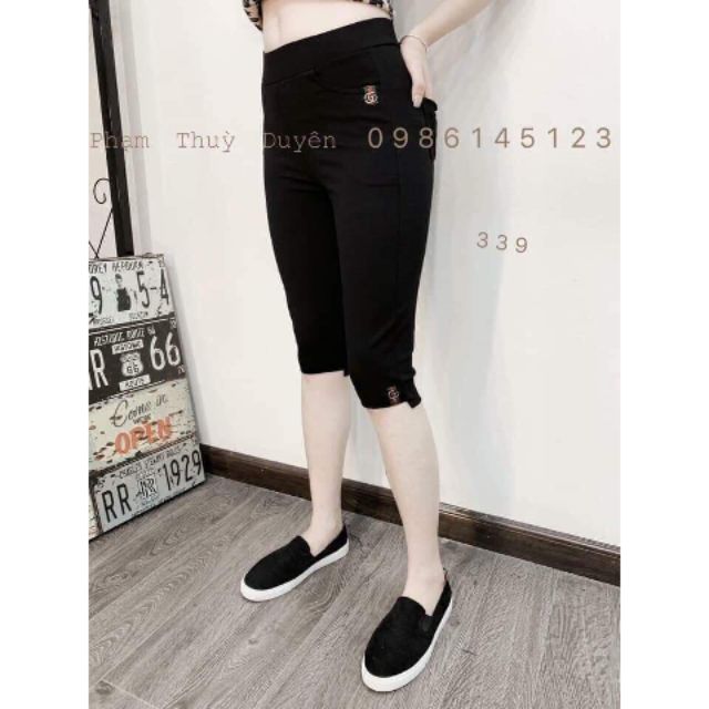 Quần leging ngố lửng cho nữ