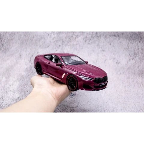 MÔ HÌNH XE BMW SERIES 840I GRAN COUPE M RED 1:24 HENGTENG MODEL 7230