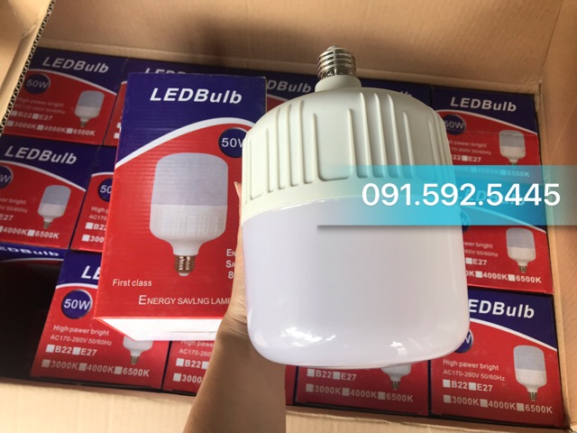 Bóng Đèn Led Trụ 15w,20w,30w,40w,50w. Bảo hành 2 năm