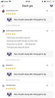 Keo chuyên dụng dán móng giả lọ 3g