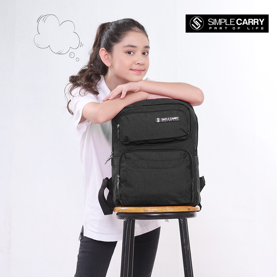 Balo Thời Trang Công Sở SimpleCarry Issac 1 Màu Đen Cá Tình - Shine House