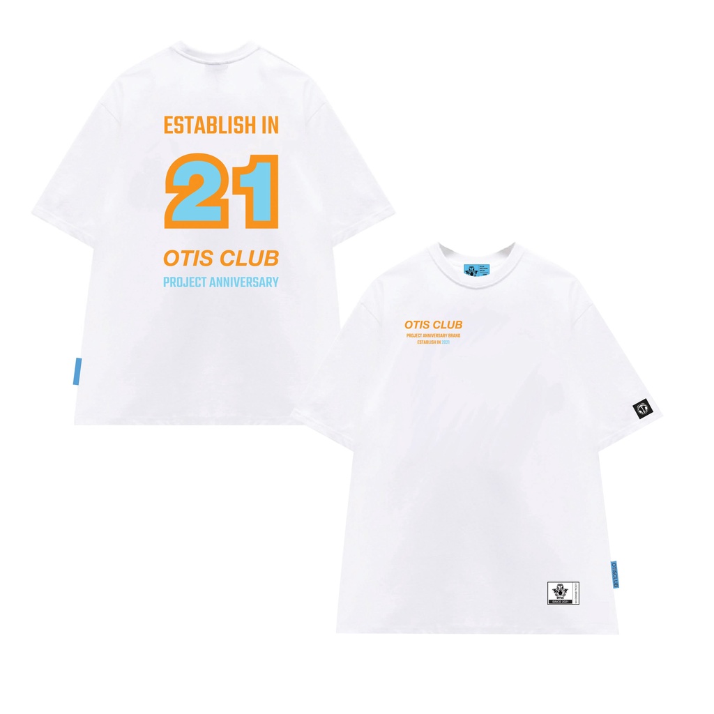 Áo thun tay lỡ Unisex Local Brand Otis Club - TEE ANNIVERSARY 21