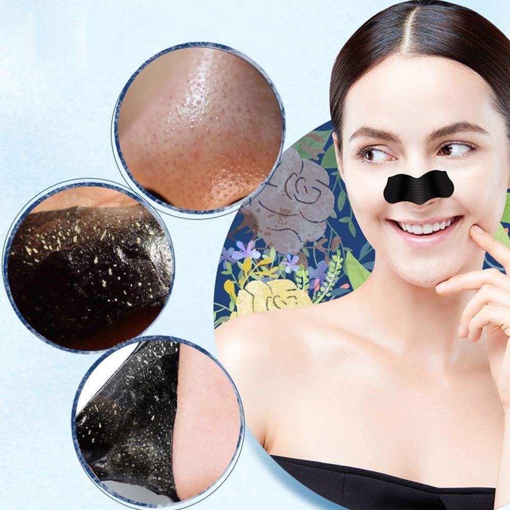 Set 10 Miếng Dán Lột Mụn Đầu Đen Vùng Mũi Làm Sạch Sâu JP6 HB