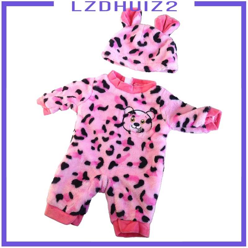 Bộ Áo Liền Quần + Nón Đáng Yêu Cho Búp Bê Les Fleurs 50cm