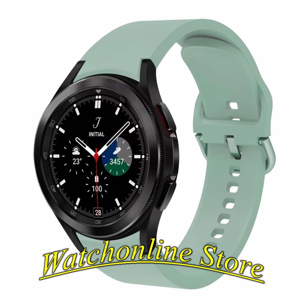 Dây đeo silicon mềm mại đồng hồ Samsung Galaxy Watch 4, Watch 4 Classic