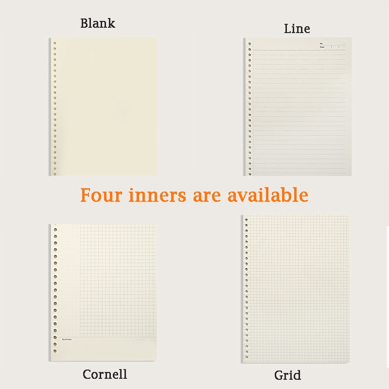 Sổ Tay Phong Cách Đơn Giản Cỡ A4 Và A5