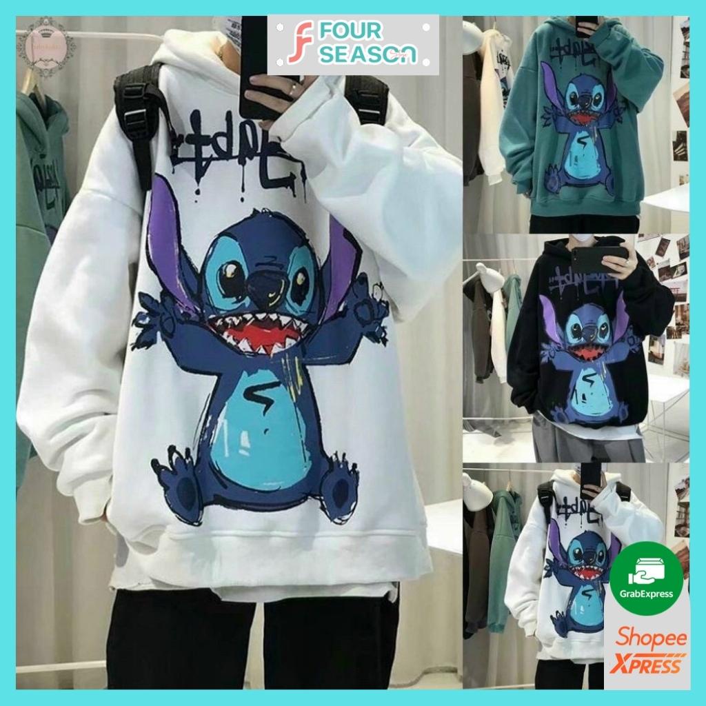 Áo hoodie nỉ unisex form rộng AH01 MOZJ FS phong cách streetstyle nam nữ chất vải nỉ rẻ đẹp