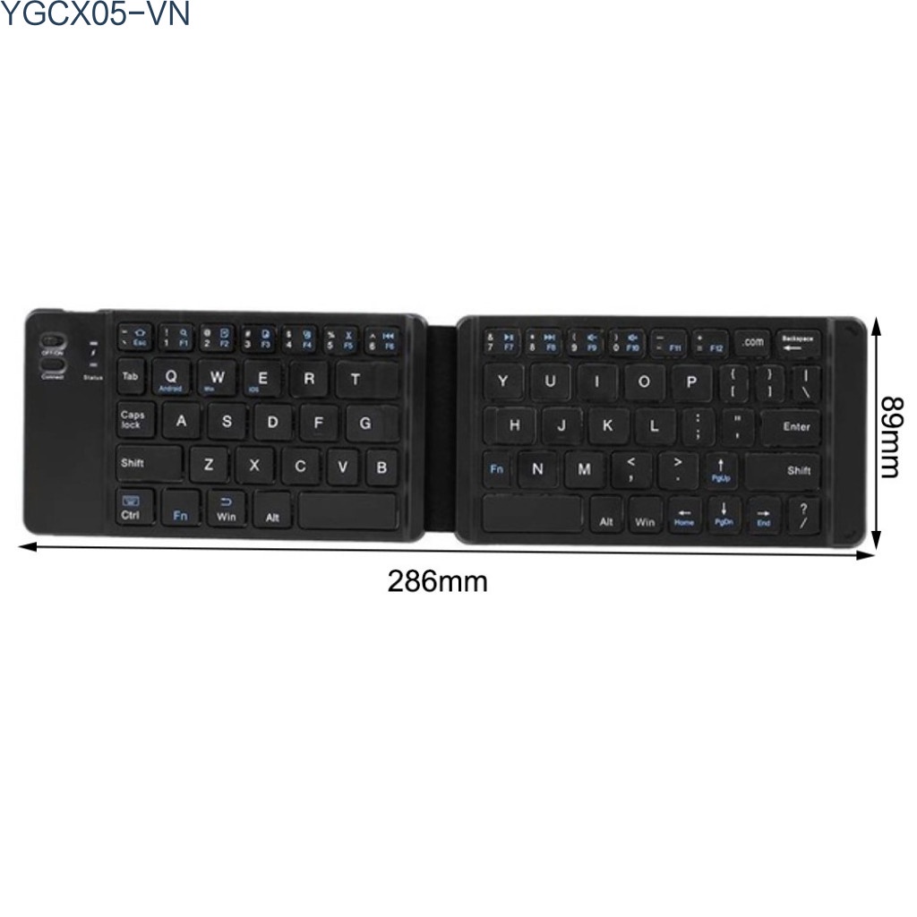 Bàn Phím Bỏ Túi Có Thể Gấp Lại Cho Ios / Android / Windows Laptop / Tablets | BigBuy360 - bigbuy360.vn