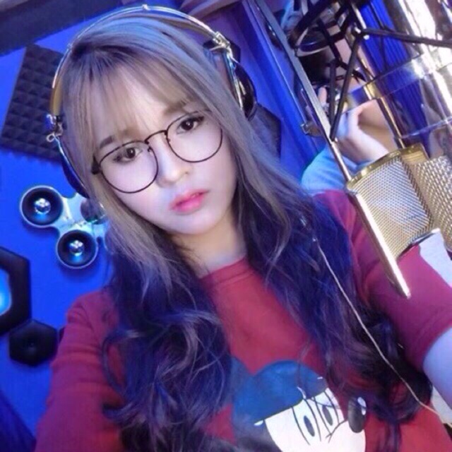 mắt kính cận vintage loại tốt lắp được cận kính mảnh kính ngố