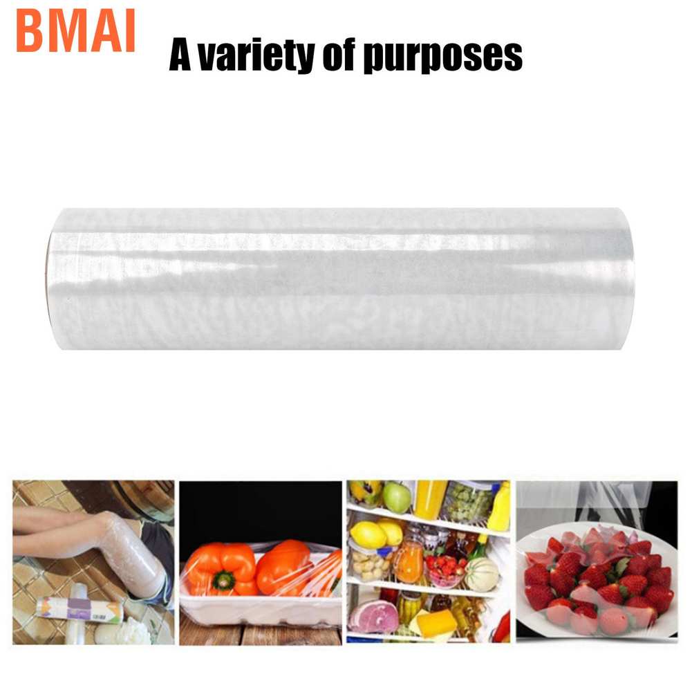 Bmai Extra Thick Stretch Wrap Film Durable Self‑Adhering Packing Heavy Duty Shrink Roll