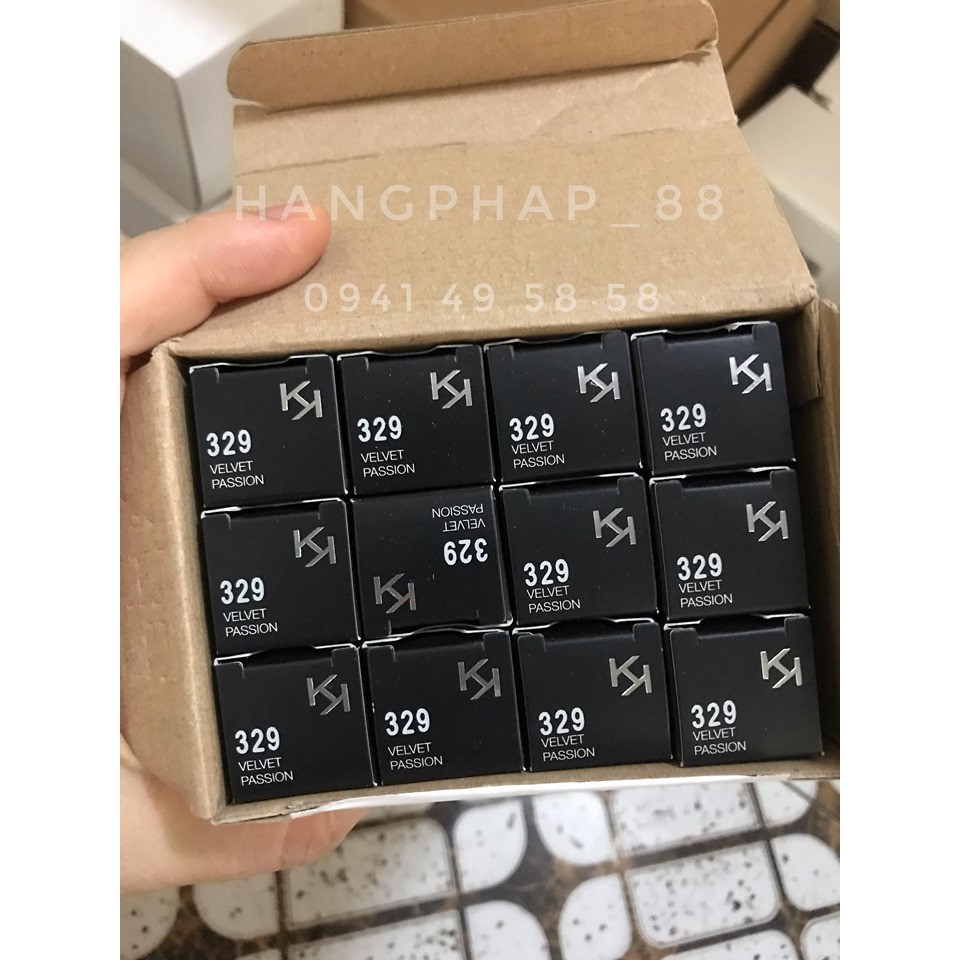 Son lì Kiko đỏ gạch 329 Bill Pháp
