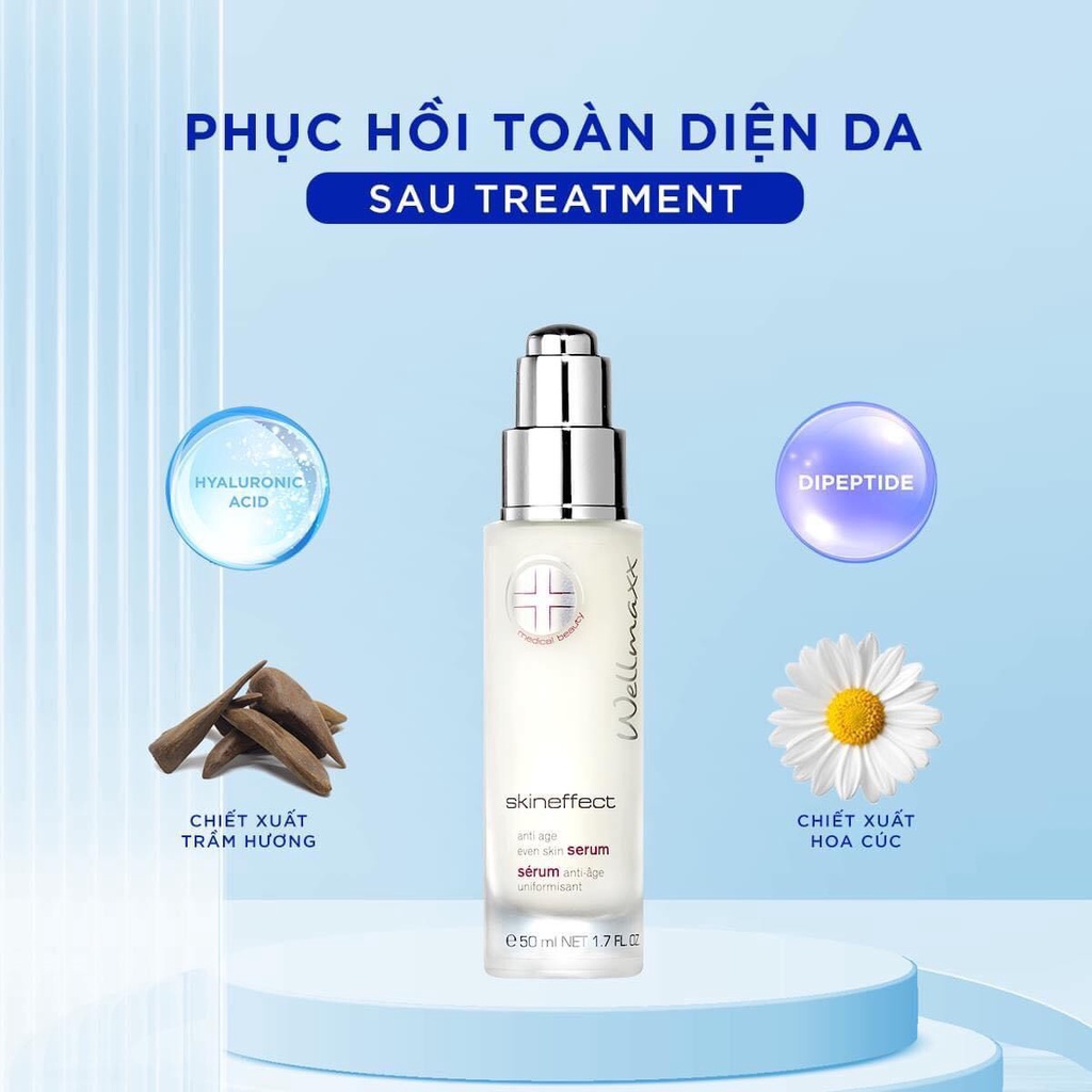Tinh chất phục hồi và chống lão hoá Wellmaxx Skineffect Anti Age Even Skin Serum 50ml