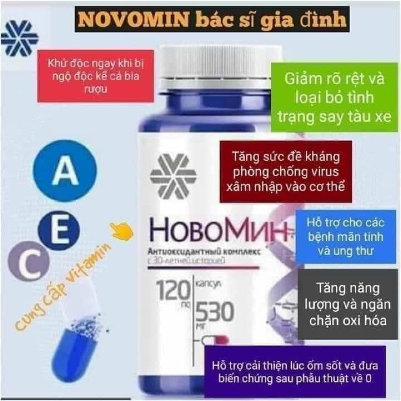 Formula 4.N.V.M.N bổ sung các vitamin A, E và C, hỗ trợ tăng cường sức đề kháng và hỗ trợ hạn chế quá trình lão hóa