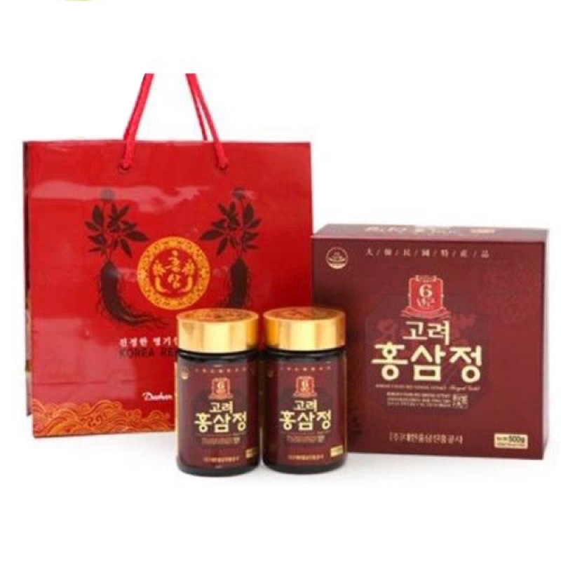 Cao Hồng Sâm DAEHAN Hàn Quốc hộp 2 lọ 250g, trumsihanghanquoc