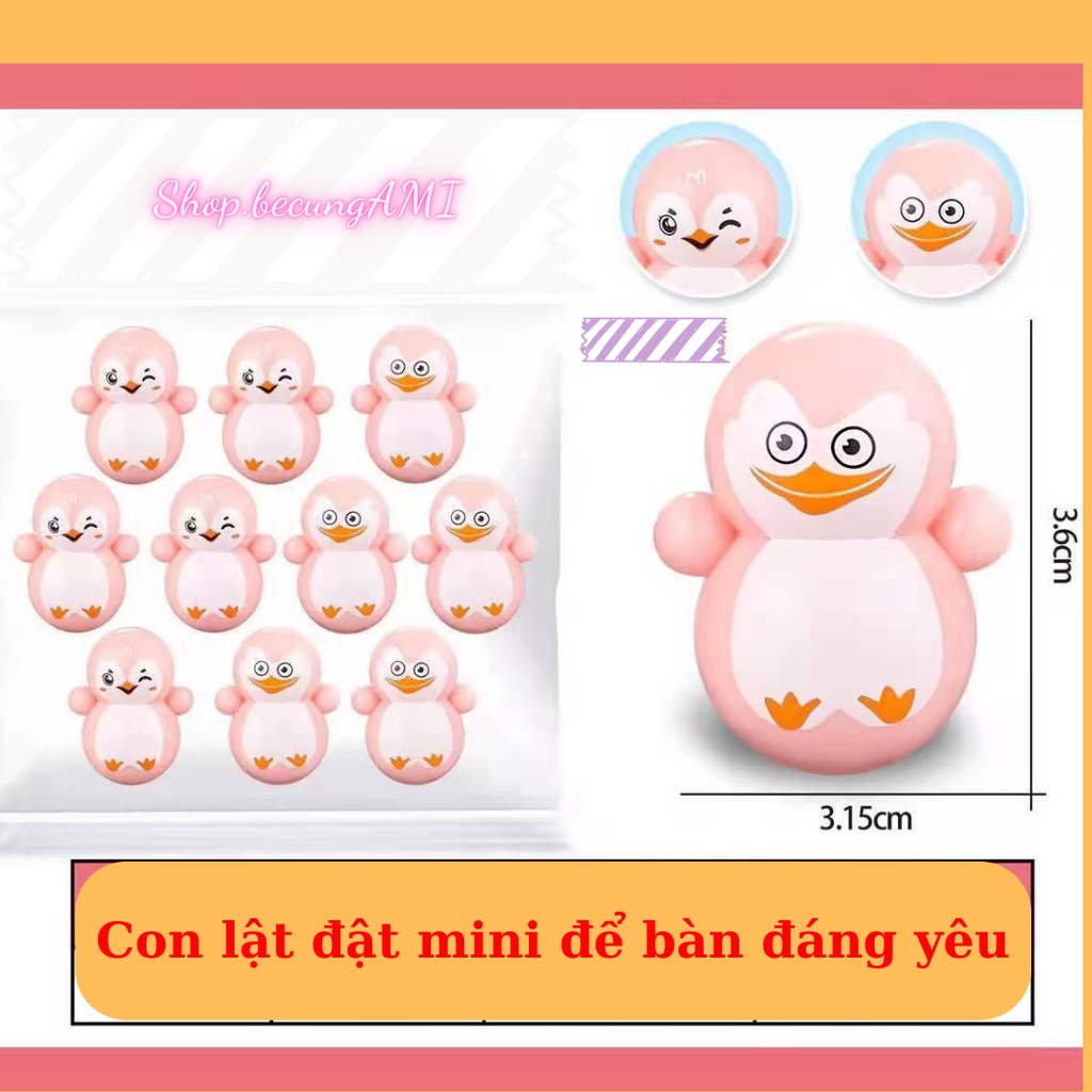 Lật đật Squid Game mini nhiều kiểu đẹp, Đồ chơi lật đật mini Doraemon cho bé cute dễ thương giá rẻ hình Pikachu, Minion