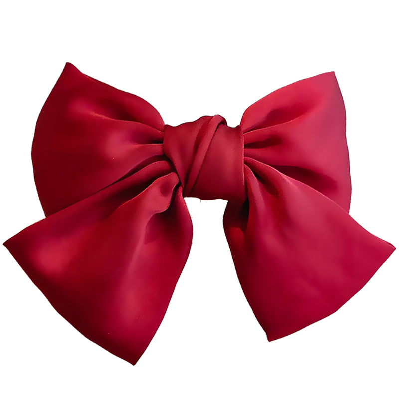 Kẹp tóc phối nơ lớn ngọt ngào dễ thương dành cho nữ