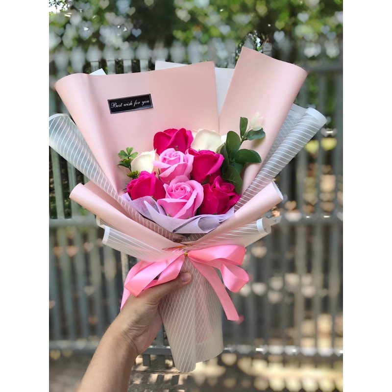 Hoa hồng bó 9 bông