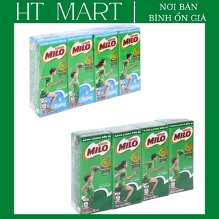 Sữa milo lúa mạch vỉ 4 hộp x 115ml/ 4 hộp x 180ml