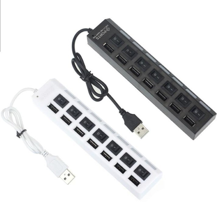 BỘ CHIA CỔNG USB - HUB USB 7 CỔNG CÓ CÔNG TẮC