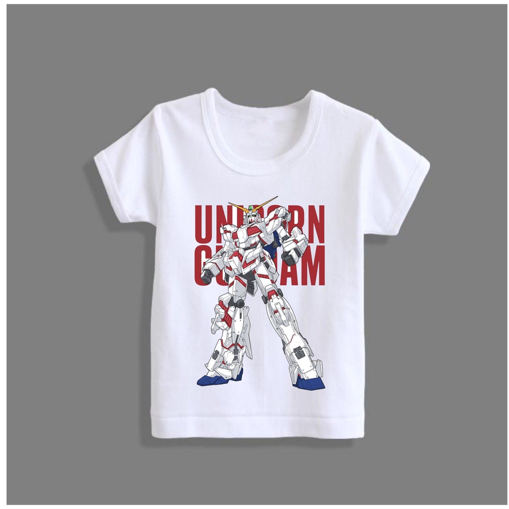áo gundam thun bé trai hoạt hình dễ thương mát mẻ coton