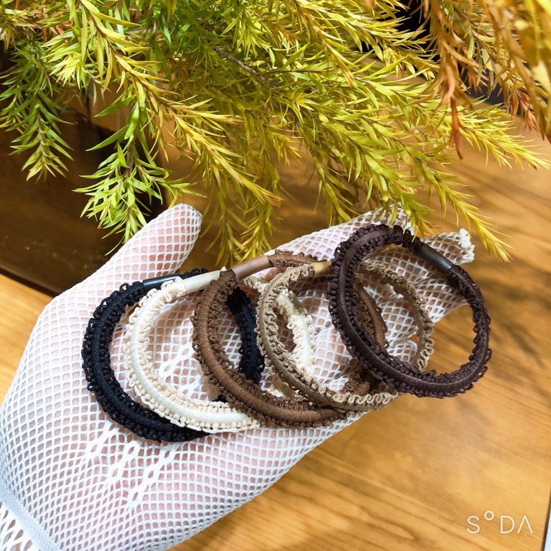 Sét 5 dây cột tóc co dãn bền chắc đủ mầu