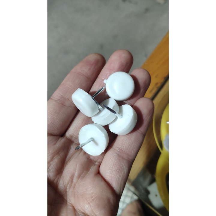 Chân đinh nhựa chống trầy loại dày 5mm,7mm,hàng nhựa dày ,Đinh nhựa đóng dưới chân bàn ghế có ma sát không bị trơn