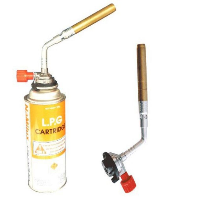 Máy khò gas cầm tay - Đèn Khò Hàn Kovea Kt-2104 + 2 Que Hàn và bột hàn Cao Cấp