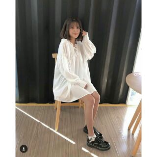 ÁO OVERSIZE TRẮNG (SUGAR DRESS)