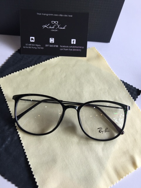 Kính Mắt bầu gọng Kim loại tăm mảnh cao cấp